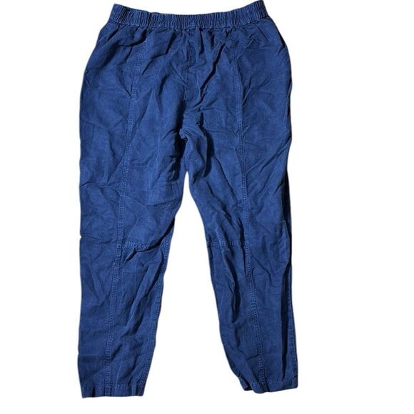 Eileen fisher women’s blue tencel/linen pants capsule minimalist relaxed - Picture 4 of 4